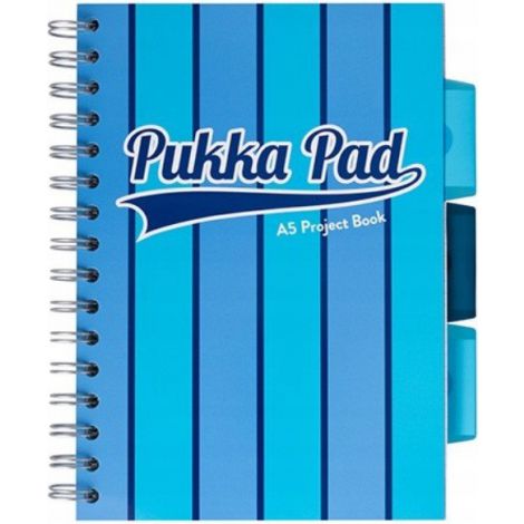 Kołozeszyt Pukka Pad Project Book Vogue A5/100/80g kratka, niebieski